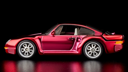 Машинка Premium Hot Wheels Porsche 959 Red Line Club RLC 1:64 HGK85 Dark Red - Retromagaz, image 4