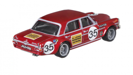 Машинка Premium Hot Wheels Mercedes-Benz 300 SEL 6.8 AMG Deutschland Design 1:64 GRJ73 Red - Retromagaz, image 3