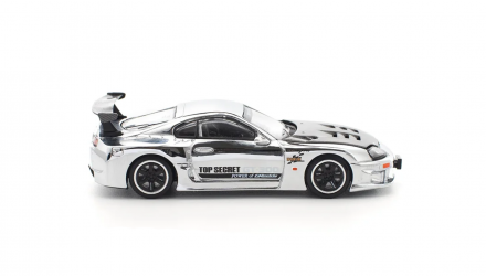 Машинка Premium POP Race Top Secret GT300 Toyota Supra 1:64 PR640325 Silver - Retromagaz, image 3