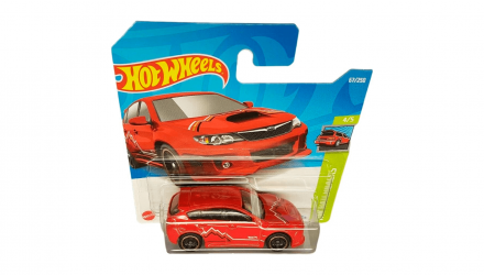 Машинка Базова Hot Wheels Subaru WRX STI Hatchbacks 1:64 HCX04 Red - Retromagaz, image 2