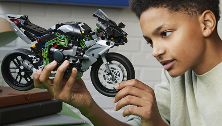 Конструктор Lego Мотоцикл Kawasaki Ninja H2R Technic 42170 Новый - Retromagaz, image 5
