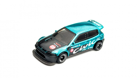 Машинка Базова Hot Wheels Honda Civic Custom Drag Strip 1:64 JJJ81 Green - Retromagaz, image 1