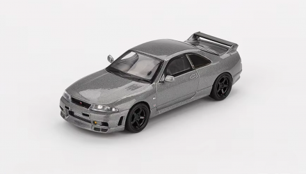 Машинка Premium MINI GT NISSAN Skyline GT-R 1:64 MGT01128-CH Grey - Retromagaz, image 1