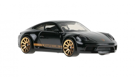Машинка Базова Hot Wheels Porsche Porsche 911 Carrera T Factory Fresh 1:64 JJK80 Black - Retromagaz, image 4