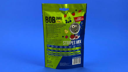 Конфеты Натуральные Bob Snail Фруктово-Ягодные Страйпы Ассорти 98g - Retromagaz, image 2