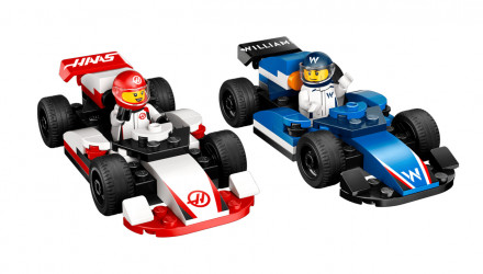 Конструктор Lego Автомобілі для Перегонів F1 Команд Williams Racing та Haas F1 City 60464 Новий - Retromagaz, image 2