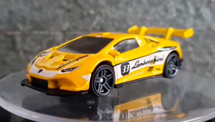 Машинка Базова Hot Wheels Lamborghini Huracan LP 620-2 Super Trofeo Speed Graphics 1:64 DTX66 Yellow - Retromagaz, image 2