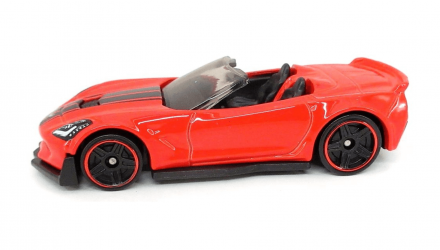 Машинка Базовая Hot Wheels Corvette C7 Z06 Convertible Roadsters 1:64 HKH41 Red - Retromagaz, image 3