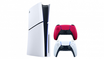 Набір Консоль Sony PlayStation 5 Slim Blu-ray 1TB White Новий + Геймпад Бездротовий DualSense Cosmic Red - Retromagaz, image 1