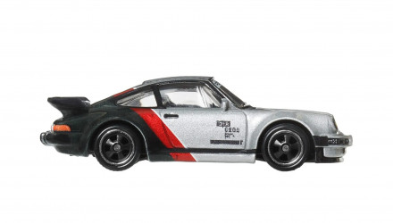 Машинка Premium 2шт Hot Wheels Porsche 911 Turbo (930) / Quadra Turbo-R V-Tech 2-Packs 1:64 JHW53 Grey - Retromagaz, image 3