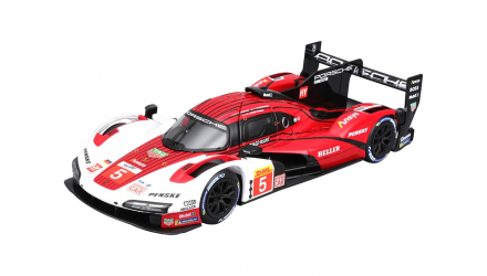 Машинка Bburago Porsche 963 1:24 Red - Retromagaz, image 1