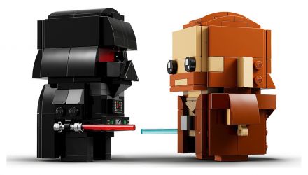 Конструктор Lego Brick Headz Обі-Ван Кенобі та Дарт Вейдер Star Wars 40547 Новий - Retromagaz, image 3