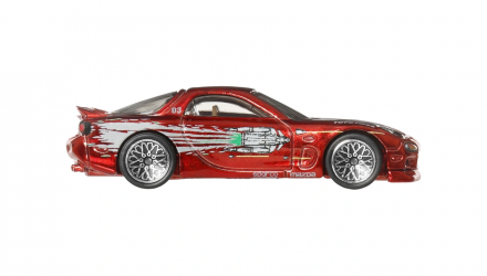 Машинка Premium Hot Wheels 1995 Mazda RX-7 Fast & Furious 1:64 JHW71 Red - Retromagaz, image 3