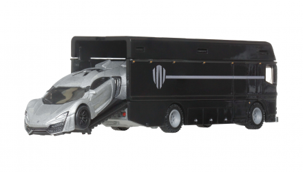 Машинка Premium 2шт Hot Wheels Lykan Hypersport Lykan HyperSport та Euro Hauler Team Transport 1:64 JBM39 Grey - Retromagaz, image 2