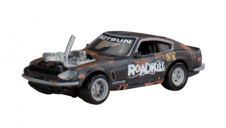 Машинка Premium Hot Wheels Custom '71 Datsun 240Z Roadkill Rotsun Pop Culture 1:64 HKC37 Black - Retromagaz, image 2