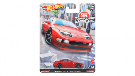 Машинка Premium Hot Wheels Nissan 300ZX Twin Turbo Ronin Run 1:64 HCK12 Red - Retromagaz, image 1