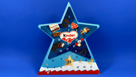 Адвент-Календар Kinder Star Advent-Calendar 149g - Retromagaz, image 1