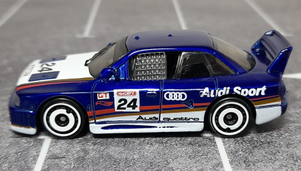 Машинка Premium Hot Wheels Audi '90 Quattro Turbo 1:64 HTC64 Blue - Retromagaz, image 4