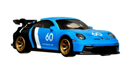 Машинка Premium Hot Wheels Porsche 911 GT3 Speed Machines 1:64 HKC44 Blue - Retromagaz, image 2