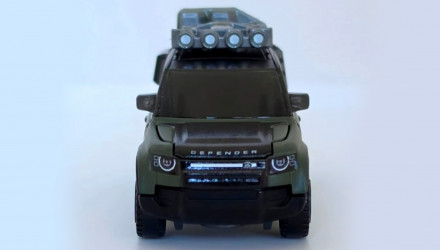 Тематична Машинка Matchbox Land Rover Defender 130 Moving Parts 1:64 JHV56 Green - Retromagaz, image 4