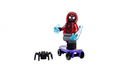 Конструктор Lego Фігурка Miles Morales with Skateboard Paper Bag Super Heroes 682303 sh0679 Новий - Retromagaz, image 4