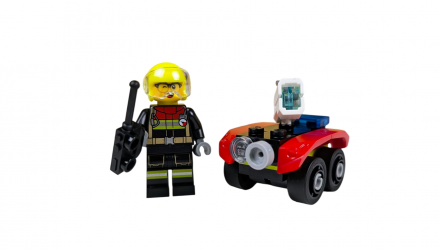 Конструктор Lego Firefighter with Fire Quad Paper Bag City L0002224 cty2043 Новий - Retromagaz, image 1