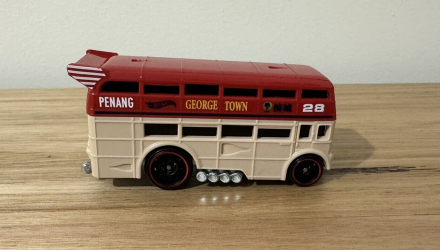 Машинка Базова Hot Wheels Trouble Decker Fast Transit 1:64 HTB45 Red - Retromagaz, image 3