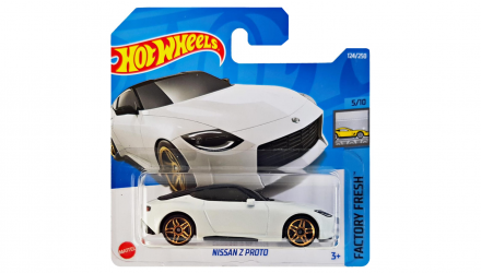 Машинка Базова Hot Wheels Nissan Z Proto Factory Fresh 1:64 HCX34 White - Retromagaz, image 1