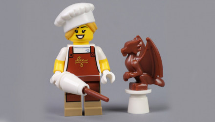 Набор Вся 29 Серия Series 29 (Bionicle Cosplayer 71052 + Boba Cup Fan + Chocolatier + Cute Witch + Foootball Goalkeeper + Marine Biologist + Monster Hunter + Mysterious Ronin + Robot T Rex + Trash Monster + Unicorn Elf + Tuba Player) - Retromagaz, image 9