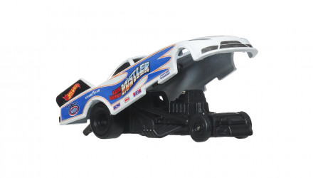 Машинка Premium 2шт Hot Wheels '17 Ford F-150 Raptor та Open Trailer Rob'n Pinks Team Transport 1:64 JHX97 White - Retromagaz, image 4