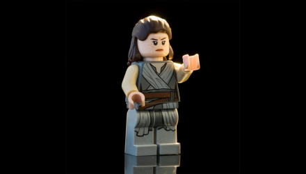 Фігурка Lego Джедай Rey Light Bluish Gray Tied Robe Star Wars sw0866 Б/У - Retromagaz, image 4