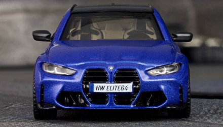 Машинка Premium Hot Wheels BMW M3 Touring Elite 64 1:64 HWR93 Blue - Retromagaz, image 5