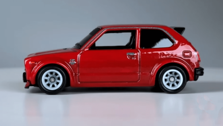 Машинка Premium Hot Wheels '73 Honda Civic Custom Japan Historics 1:64 HRV85 Red - Retromagaz, image 3