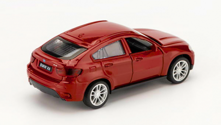 Машинка Автопром BMW X6 1:43 Red - Retromagaz, image 3