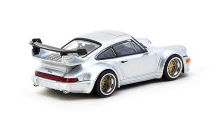 Машинка Premium Tarmac Works Porsche Porsche RWB 964 1:64 T64-037-SL Silver - Retromagaz, image 2