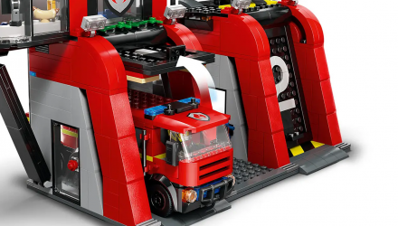 Конструктор Lego Fire Station with Fire Truck City 60414 Новый - Retromagaz, image 5