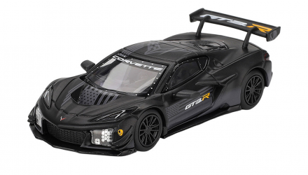 Машинка Premium MINI GT Chevrolet Corvette Z06 GT3.R Road America Test car 1:64 MGT01186 Black - Retromagaz, image 1