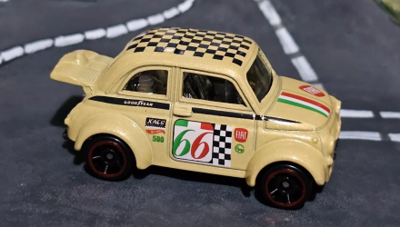 Машинка Базова Hot Wheels '60s Fiat 500D Modificado Compact Kings 1:64 HTC20 Yellow - Retromagaz, image 3