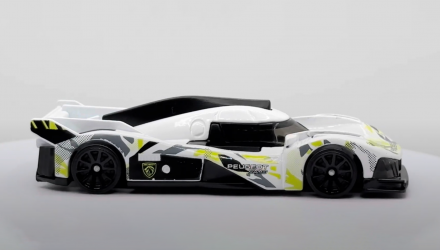 Машинка Базовая Hot Wheels Peugeot Peugeot 9X8 Hypercar Exotics 1:64 HYW11 White - Retromagaz, image 1