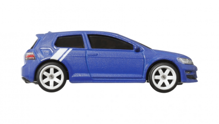 Машинка Premium Hot Wheels Volkswagen Golf Mk7 World Tour 1:64 HRV79 Blue - Retromagaz, image 3