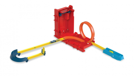 Трек Hot Wheels Турботрюки Track Builder HDX78 Red Новий - Retromagaz, image 3