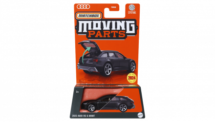 Тематична Машинка Matchbox 2023 Audi RS 6 Avant Moving Parts 1:64 FWD28/HVM72 Black - Retromagaz, image 1