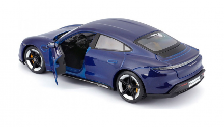 Машинка Bburago Porsche Taycan Turbo S (в асортименті) 1:24 Blue White - Retromagaz, image 2
