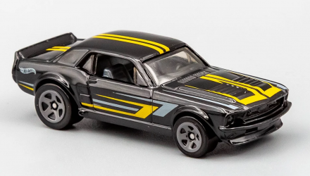 Машинка Базова Hot Wheels '67 Ford Mustang Coupe Muscle Mania 1:64 GTC15 Black - Retromagaz, image 2