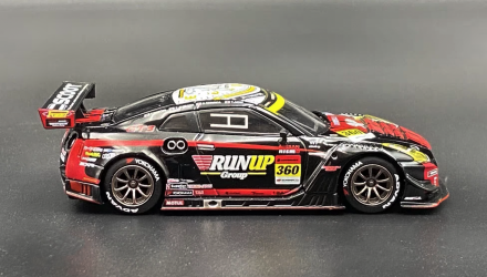 Машинка Premium MINI GT Nissan GT-R Nismo GT3 #360 “Runup Rivaux GT-R” Super GT Series 1:64 MGT00754-L Black image_2 Машинка Premium MINI GT Nissan GT-R Nismo GT3 #360 “Runup Rivaux GT-R” Super GT Series 1:64 MGT00754-L Black - Retromagaz, image 2