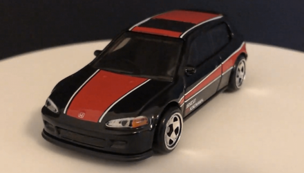 Тематична Машинка Hot Wheels '92 Honda Civic EG '90s Street Scene 1:64 JCB56 Black - Retromagaz, image 1