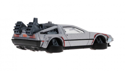 Машинка Базова Hot Wheels DeLorean DMC-12 Back to the Future Time Machine - Hover Mode Screen Time 1:64 HTB33 Silver - Retromagaz, image 7