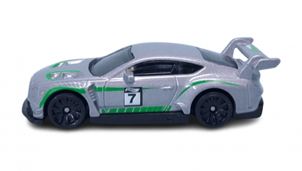 Машинка Базова Hot Wheels 2018 Bentley Continental GT3 Modified 1:64 HKL45 Silver - Retromagaz, image 3