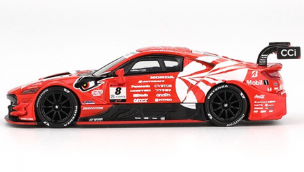 Машинка Premium MINI GT Honda NSX-GT "Type S" GT500 #8 "ARTA MUGEN NSX-GT " ARTA 2023 SUPER GT Series 1:64 MGT00786-BL Red - Retromagaz, image 4