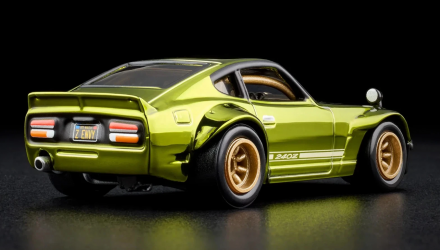 Машинка Premium Hot Wheels Nissan Custom '72 Datsun 240Z Red Line Club RLC 1:64 JCP26 Green - Retromagaz, image 3